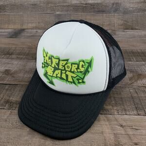 Fishing Trucker Hat Harbors Bait Adjustable Cap Mesh Back Otto
